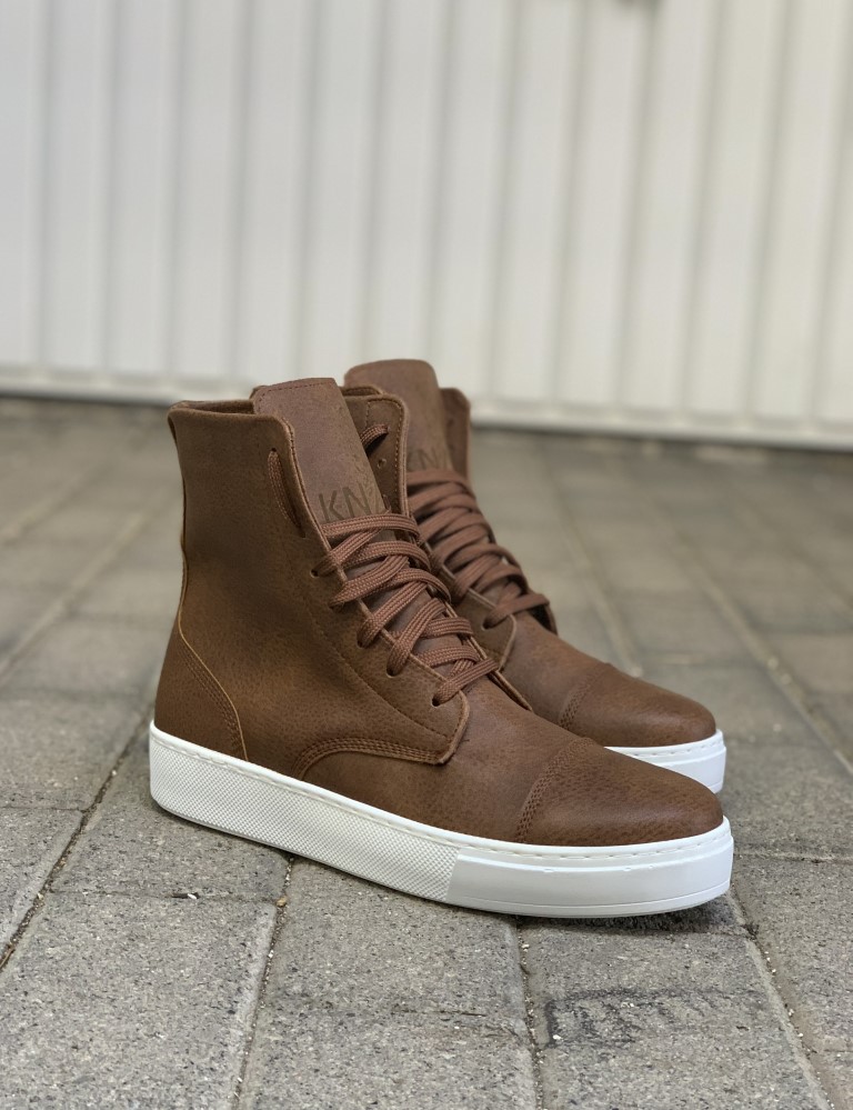 Ανδρικά ταμπά μποτάκια δερματίνη KN022T φωτογραφία